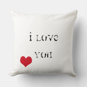 I love you throw pillow