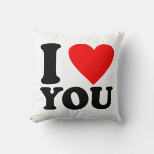 I Love You Throw Pillow