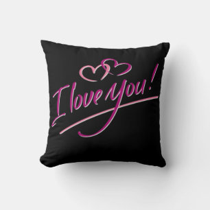 I Love You Throw Pillow