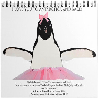 I Love You to Antarctica and Back! Spiral Notebook