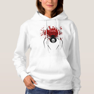 I Love you to Death Spider Hoodie