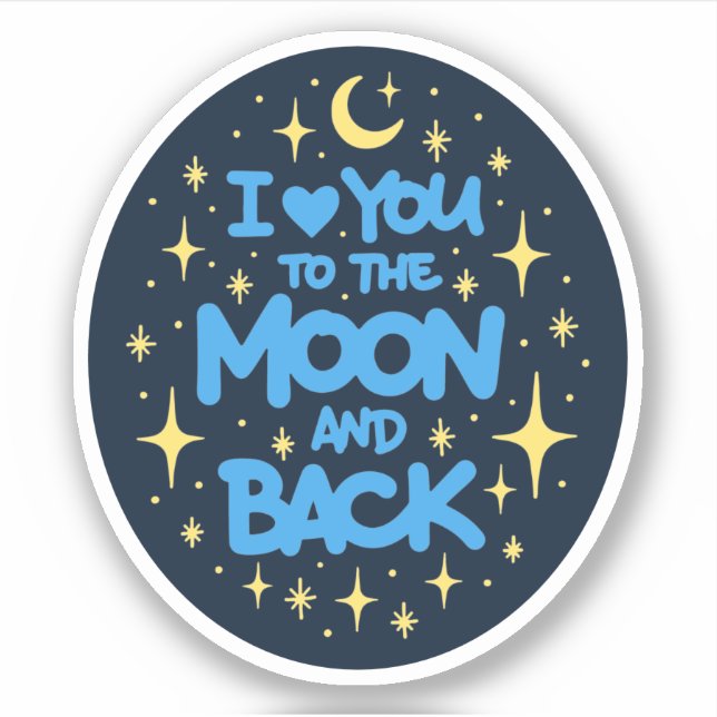 I love you to the moon and back (Front)