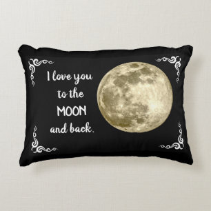 I love you to the Moon and Back Accent Pillow