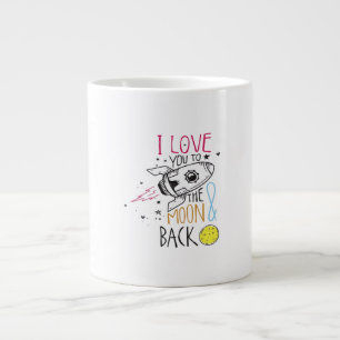I Love You To The Moon And Back For Men And Women  Large Coffee Mug