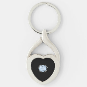 I Love You To The Moon And Back Heartfelt Design Keychain