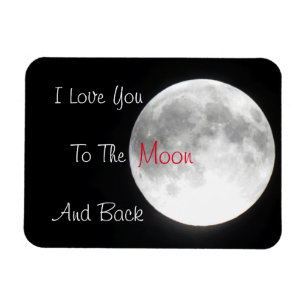 I Love You to the Moon And Back Magnet