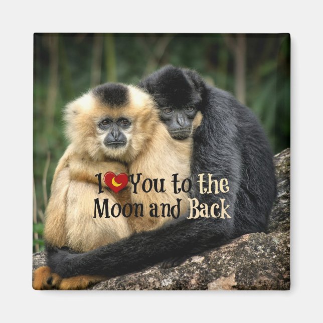 I Love You to the Moon and Back Magnet (Front)