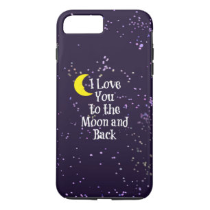 I Love You to the Moon and Back - Man in the Moon Case-Mate iPhone Case