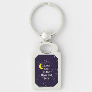 I Love You to the Moon and Back - Man in the Moon Keychain