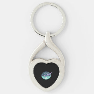 I Love You To The Moon And Back Minimal Love Desig Keychain