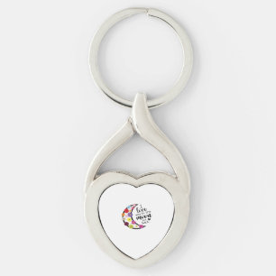 I Love You To The Moon And Back Modern Aesthetic D Keychain