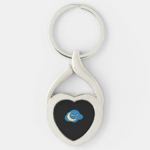 I Love You To The Moon And Back Modern Aesthetic  Keychain