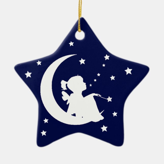 I Love You to the Moon and Back Ornament (Front)