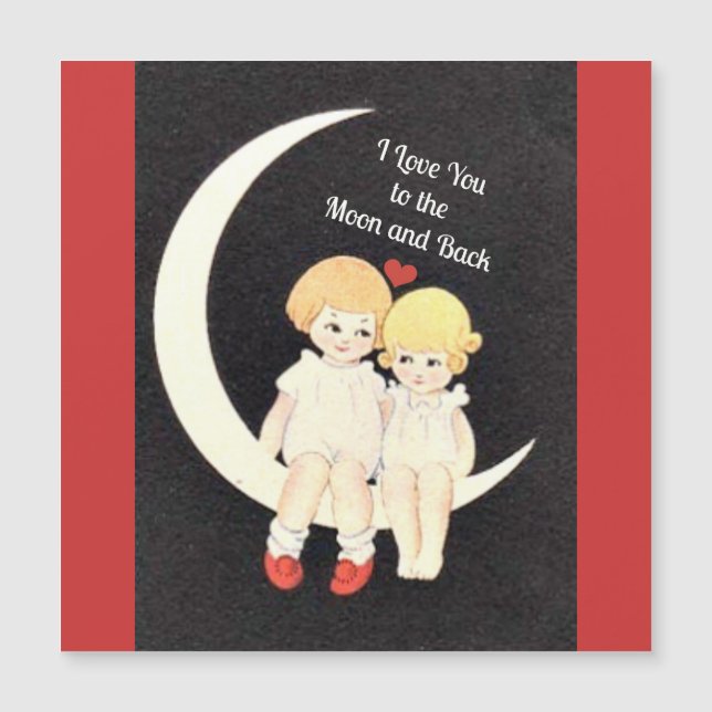 I Love You to the Moon and Back, popular design (Front)
