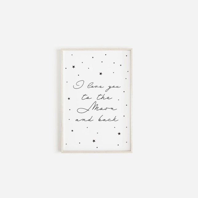 I love you to the moon and back poster (Creator Uploaded)
