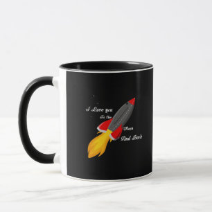 I Love You To The Moon And Back Racket Graphic Sty Mug