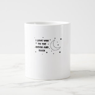 I Love You To The Moon And Back Sweet Timeless Sty Large Coffee Mug