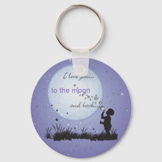 I Love You to the Moon and Back-Unique Gifts Keychain