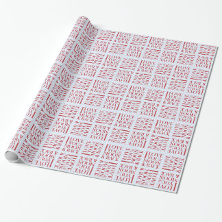 I love you to the moon and back wrapping paper