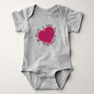 I Love You to the Moon & Back Baby Bodysuit