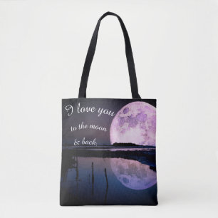 I love you to the moon & back bag