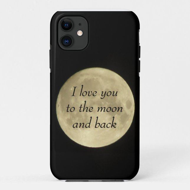 I love you to the moona and back iPhone 5 case (Back)