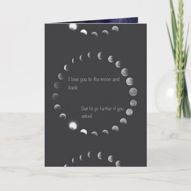 I Love You To....Valentine's Card (Front)