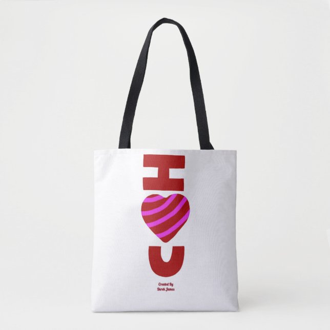 I Love You Tote Bag (Front)