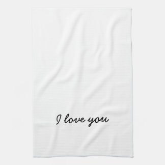 I love you towel. His and Hers - see other listing Kitchen Towel