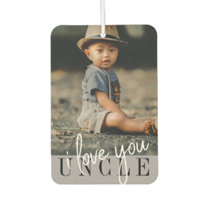 I Love You Uncle Custom Photo Air Freshener