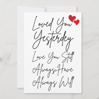 I Love You Valentines Day Cards For Couple