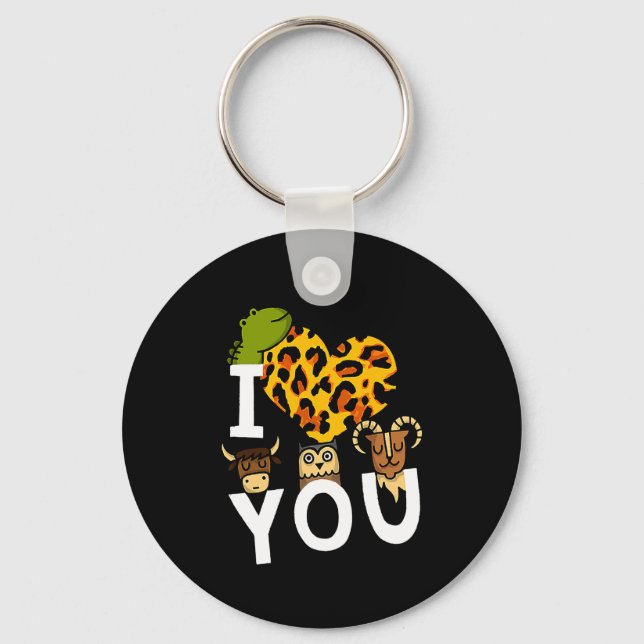 I Love You Valentines Day Romance For  Keychain (Front)