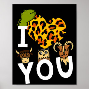 I Love You Valentines Day Romance For  Poster