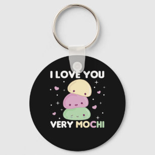 I Love You Very Mochi - Kawaii Mochi Ice Cream Keychain