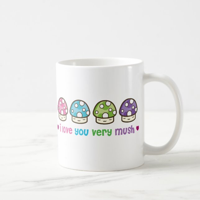 i love you very mush coffee mug (Right)