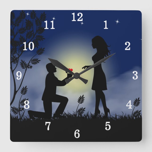 I Love You Wall Clock (Front)