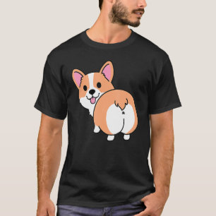 I Love You With All My Butt Adorable Corgis Dog T-Shirt