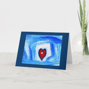 I LOVE YOU WITH ALL MY HEART HOLIDAY CARD