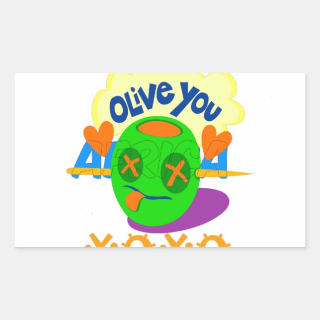 I Love You XOXO beautiful amazing Graphic text Art Sticker (Front)