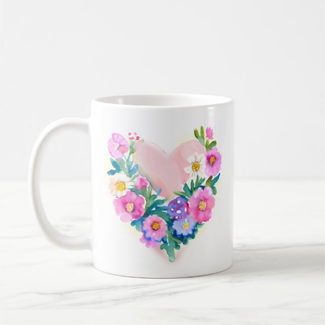 I Love Your Beautiful Heart Coffee Mug (Left)