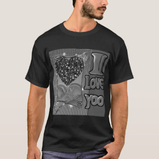 I Love Yourself Black Heart T-Shirt | Self Love In
