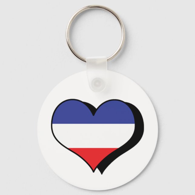 I Love Yugoslavia Keychain (Front)