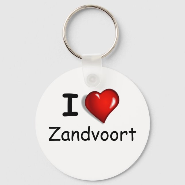 I Love Zandvoort Keychain (Front)