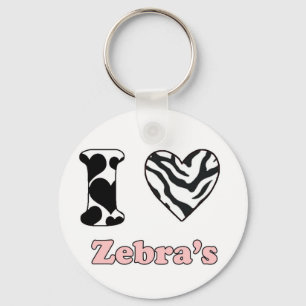 I love Zebra's Keychain