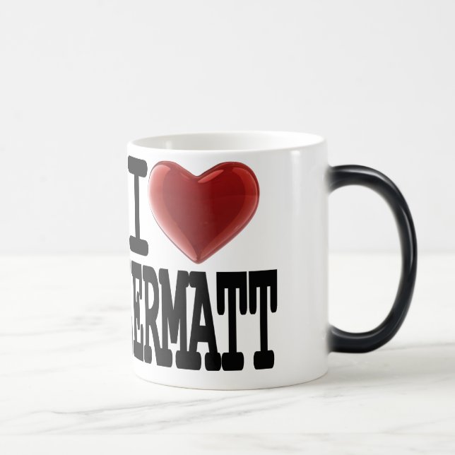 I Love ZERMATT Magic Mug (Right)