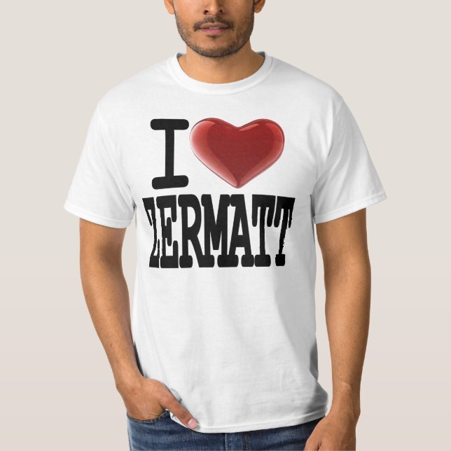I Love ZERMATT T-Shirt (Front)