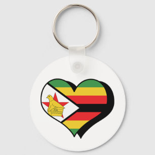 I Love Zimbabwe Keychain