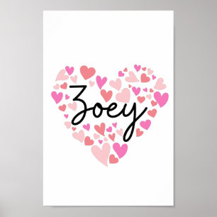I love Zoey Poster