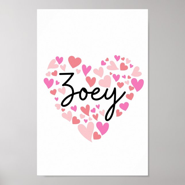 I love Zoey Poster (Front)