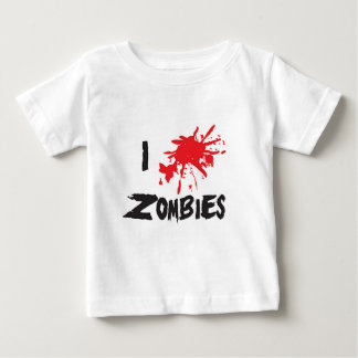 I Love Zombie Baby T-Shirt